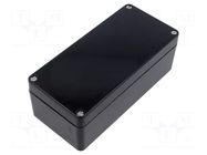 Enclosure: multipurpose; X: 75mm; Y: 160mm; Z: 55mm; polyester; black RAYCHEM RPG