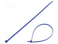 Cable tie; with metal; detectable by a metal detector; L: 370mm FIX&FASTEN