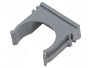 Bracket; polyetylene; -15÷80°C; grey; Size: 25 TIE10