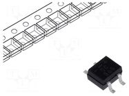 Bridge rectifier: single-phase; 600V; If: 0.5A; Ifsm: 30A; DB-1MS DC COMPONENTS