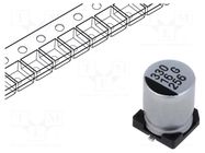 Capacitor: electrolytic; SMD; 330uF; 16VDC; 8x10.5mm; ±20%; 2000h YAGEO