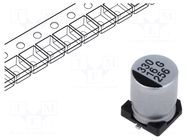 Capacitor: electrolytic; SMD; 330uF; 16VDC; 8x10.5mm; ±20%; 2000h YAGEO