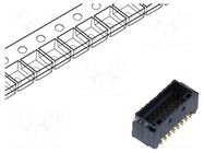 Connector: wire-board; socket; male; PIN: 16; DF51K; 2A; 250V; SMT HIROSE