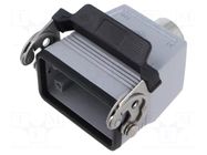 Enclosure for connectors: HDC; size 57.27; for cable; with latch ILME