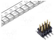 Connector: pin strips; socket; male; PIN: 8; vertical; SMT; 1.27mm SAMTEC