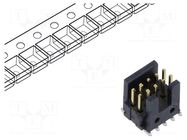 Connector: pin strips; socket; male; PIN: 10; vertical; SMT; 1.27mm SAMTEC