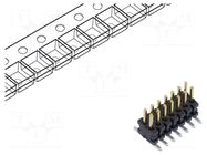 Connector: pin strips; socket; male; PIN: 14; vertical; SMT; 1.27mm SAMTEC