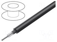 Wire: coaxial; RG58; 1x20AWG; stranded; Cu; PVC; black; 305m; CPR: Eca BELDEN