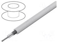 Wire: coaxial; RG316; 1x26AWG; stranded; CCS; FEP; white; 30m; 100ft BELDEN