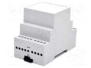 Enclosure: for DIN rail mounting; No.of mod: 3 ELBAG