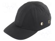 Light helmet; adjustable; Size: 54÷59mm; black; ABS WOLFCRAFT