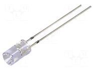 LED; orange; 5mm; 100÷150mcd; 120°; Front: recessed; 5VDC; -30÷85°C OPTOSUPPLY