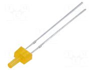 LED; orange; round; bipolar; 220÷330mcd; 90°; Front: flat; 30mA OPTOSUPPLY