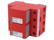 Surge arrester; Type 1+2; In 8/20us: 25kA; for DIN rail mounting DEHN