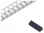 Connector: card edge; PIN: 60; SMT; on PCBs; 0.8mm SAMTEC