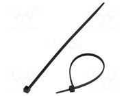 Cable tie; L: 135mm; W: 2.5mm; black; polyamide; UL94V-2; -40÷85°C MTA
