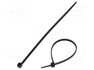 Cable tie; L: 135mm; W: 2.5mm; black; polyamide; UL94V-2; -40÷85°C MTA