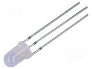LED; red/green; 5mm; 60°; Front: convex; 1.9÷2.4/2.7÷3.2VDC; 96mW OPTOSUPPLY