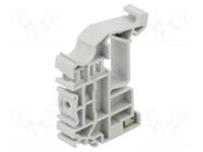 End piece; dark grey;  TE Connectivity
