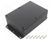 Enclosure: multipurpose; X: 121mm; Y: 171mm; Z: 55mm; 1550Z; black HAMMOND