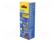 Rivet; aluminium; Rivet diam: 4.8mm; L.rivet: 12mm; white; 50pcs. RAPID