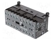 Contactor: 4-pole reversing; NO x4; 42VAC; 20A; on panel; B7 ABB