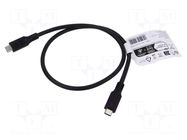 Cable; Thunderbolt 3,Thunderbolt 4,USB 3.2; 0.5m; black; 4K; PVC GOOBAY