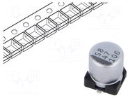 Capacitor: electrolytic; SMD; 47uF; 10VDC; ±20%; -55÷105°C; GSC VISHAY