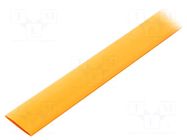 Heat shrink sleeve; glueless; 2: 1; 32mm; L: 1m; orange; polyolefine TASKER