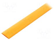 Heat shrink sleeve; glueless; 2: 1; 32mm; L: 1m; orange; polyolefine TASKER