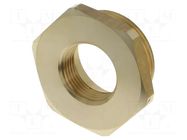 Mount.elem: thread adapter; brass; Int.thread: G 3/4" PNEUMAT