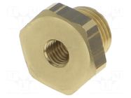 Mount.elem: thread adapter; brass; Int.thread: M5 PNEUMAT