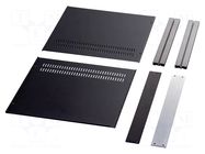Enclosure: with panel; vented; X: 334mm; Y: 286mm; Z: 43mm TEKO