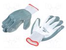 Protective gloves; Size: XL; grey-black; Resistance to: abrasion AVIT