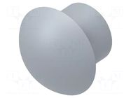 Stopper; polyamide; light grey; Entrelec; Ø: 30.6mm; Size: 45 TE Connectivity