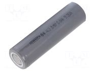 Re-battery: Li-Ion; 18650,MR18650; 3.6V; 2600mAh; Ø18.5x65.2mm BAK BATTERY