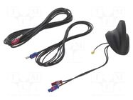 Antenna; external; GNSS,GPS,GSM,UMTS,WiFi; Fakra; plug; top ACV