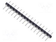 Connector: pin strips; pin header; male; PIN: 16; straight; THT SAMTEC