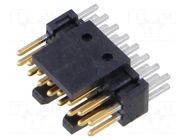 Connector: pin strips; socket; male; PIN: 16; straight; THT; 1.27mm SAMTEC