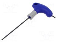 Screwdriver; hex key; HEX 2mm; Blade length: 100mm IRIMO