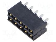 Connector: PCB-cable/PCB; socket; male; PIN: 10; miniMATE; straight SAMTEC