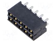 Connector: PCB-cable/PCB; socket; male; PIN: 10; miniMATE; straight SAMTEC