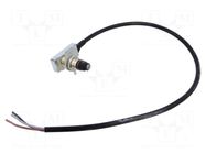Limit switch; pin plunger with thread M16x1; SPDT; 5A; cables CROUZET