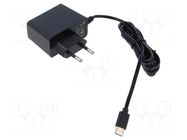 Power supply: switching; mains,plug-in; 5VDC; 2A; 10W; Out: USB C ESPE
