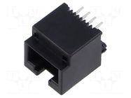 Connector: RJ45; socket; PIN: 8; 8p8c; THT; straight GCT