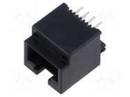 Connector: RJ45; socket; PIN: 8; 8p8c; THT; straight GCT