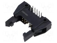 Connector: IDC; socket; male; PIN: 10; 3000; angled 90°; 5A; THT; 2x5 3M