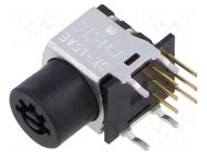 Switch: key switch; Stabl.pos: 5; AC load @R: 0.1A/28VAC; THT; SK NKK SWITCHES