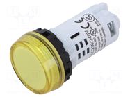 Control lamp; 22mm; YW; Illumin: LED; Ø22.5mm; IP65; 230VAC; yellow IDEC