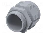 Cable gland; without nut; M40; 1.5; IP68; polyamide; grey; Entrelec TE Connectivity